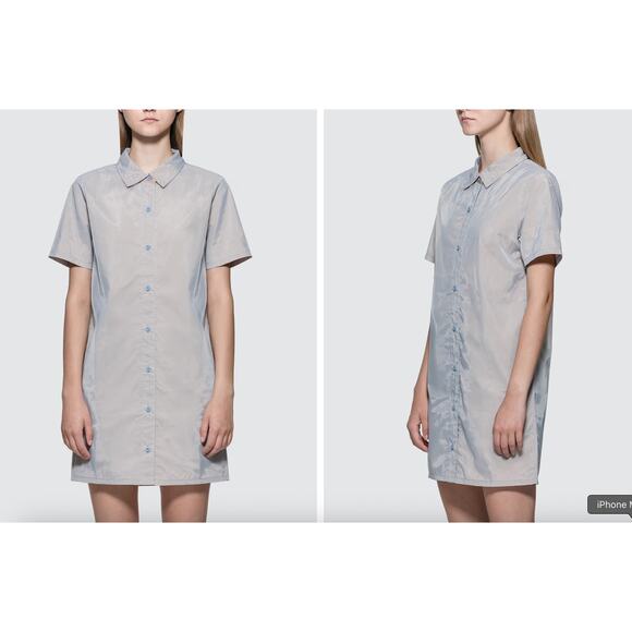 Stussy Nina Layer Button Down Dress NWT Khaki Size Small - Picture 1 of 6